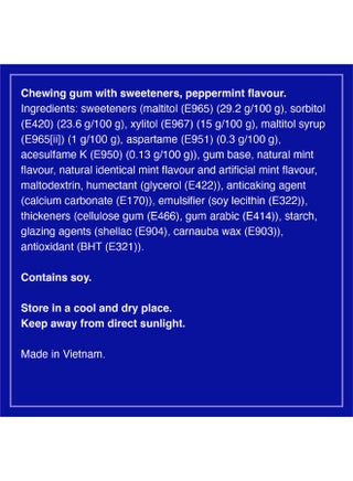 White Peppermint Flavour Sugar-Free Chewing Gum - view 3