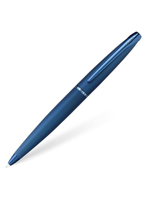 Cross ATX Dark Blue PVD Ballpoint Pen With Polished Dark Blue PVD Appointments (NCR88245,Not assigned,Not assigned)