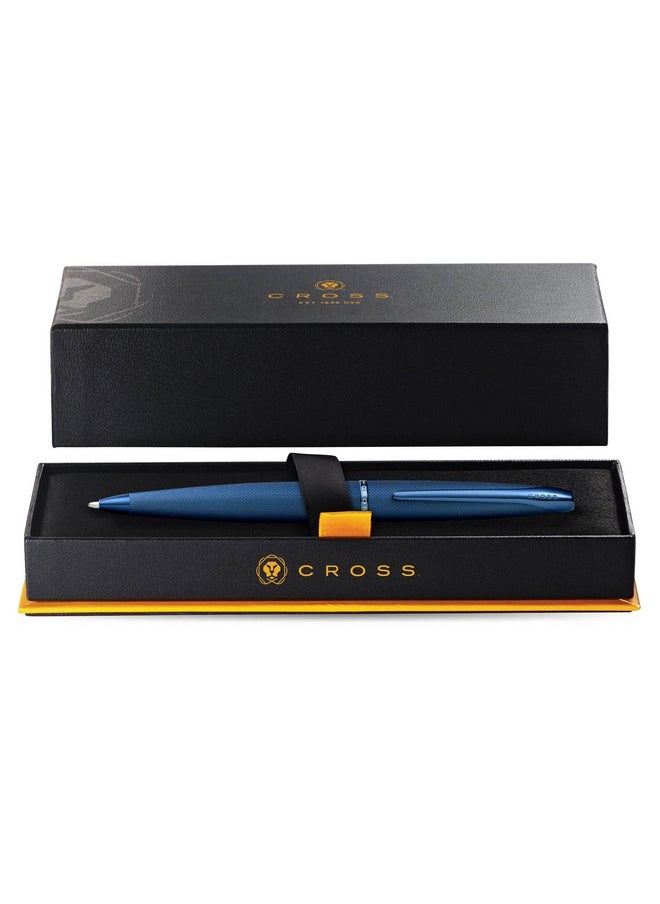Cross - Cross ATX Dark Blue PVD Ballpoint Pen With Polished Dark Blue PVD Appointments (NCR88245,Not assigned,Not assigned) - Image 1