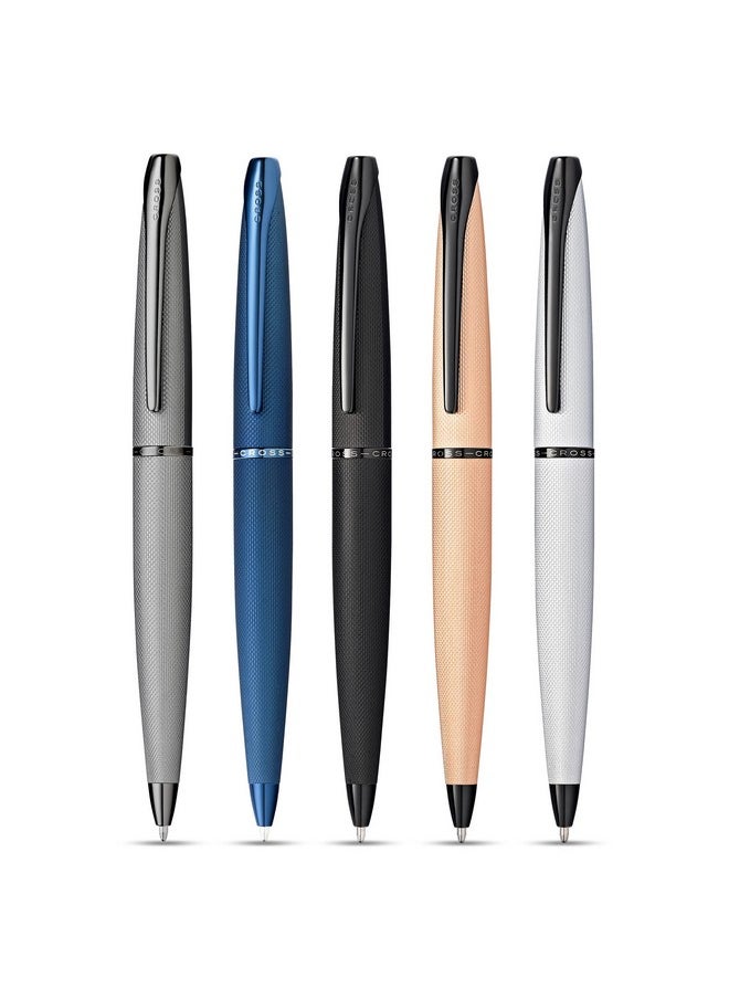 Cross - Cross ATX Dark Blue PVD Ballpoint Pen With Polished Dark Blue PVD Appointments (NCR88245,Not assigned,Not assigned) - Image 1