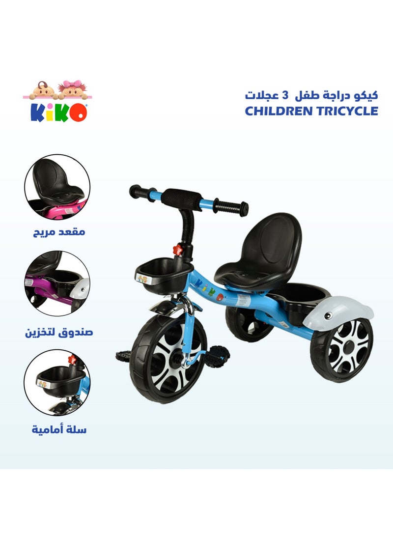 Kiko Children Tricycle 5 Pc - Blue - Image 2