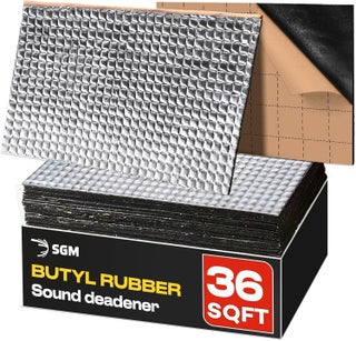 MODIGT 59"x39" Sound Deadening Insulation – Heat Barrier & Noise Proof, 197mil Thick, No Adhesive