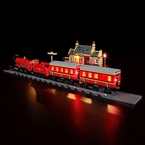 BRIKSMAX Led Lighting Kit for LEGO-76423 Hogwarts Express Train Set with Hogsmeade Station - Compatible with Lego Harry Potter Building Blocks Model- Not Include Lego Set - Image 2