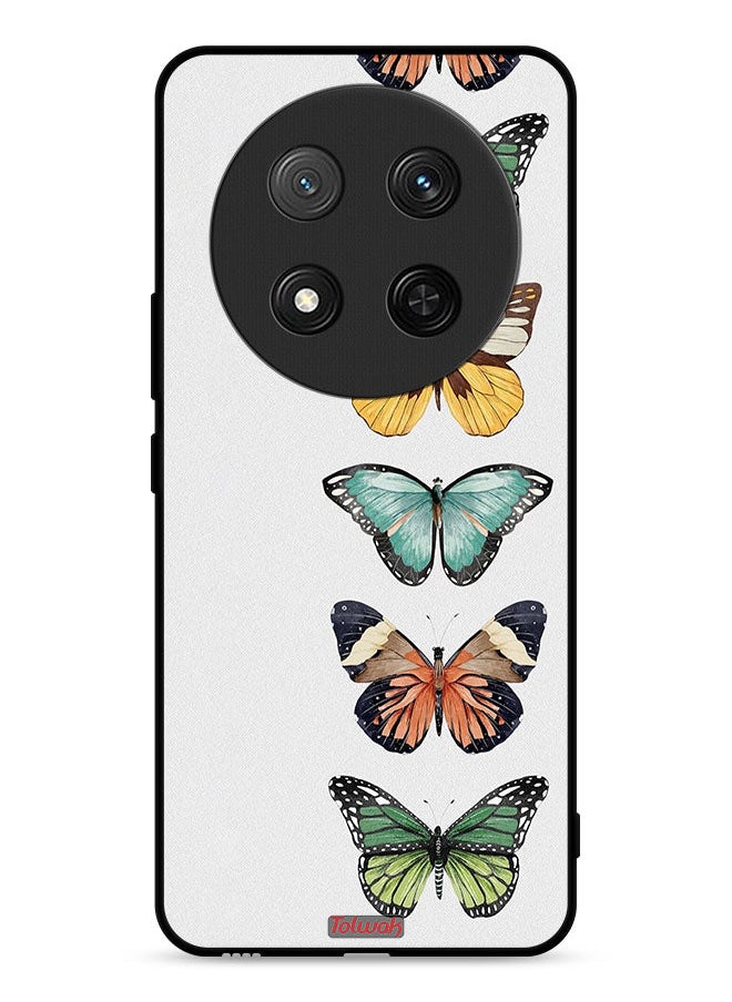 Tolwak Honor X9c 5G Protective Case Cover Four Butterflies  - Image 1