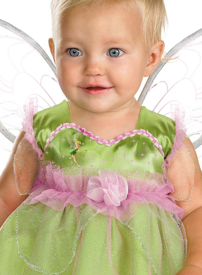 Party Centre Disney Baby Tinkerbel Classic Infant Costume, Green,12-18 Months - Image 2