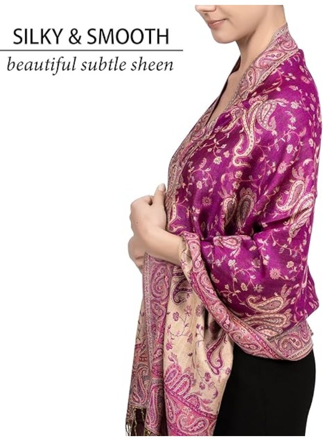 Women's Luxury Scarf - Ultra Soft Four Seasons Shawl for UAE Weddings, Desert Resorts, and Daily Elegance | Breathable and Lightweight Abaya Companion - Image 5