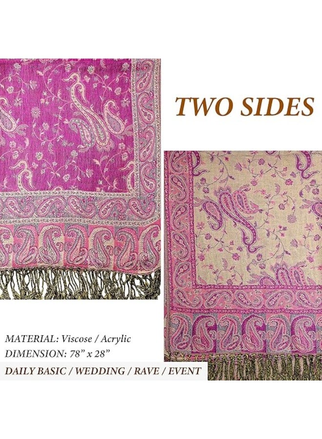 Women's Luxury Scarf - Ultra Soft Four Seasons Shawl for UAE Weddings, Desert Resorts, and Daily Elegance | Breathable and Lightweight Abaya Companion - Image 4