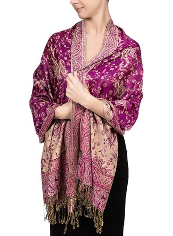 Women's Luxury Scarf - Ultra Soft Four Seasons Shawl for UAE Weddings, Desert Resorts, and Daily Elegance | Breathable and Lightweight Abaya Companion - Image 1