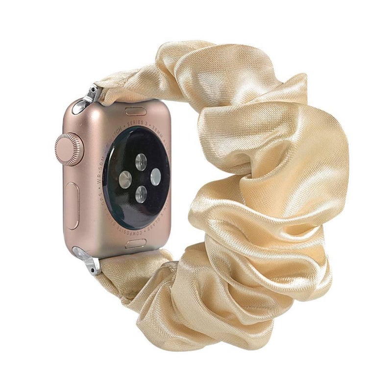 AD Black Smartwatch Band Compatible with Apple Watch with Adjustable Fit Replacement Strap for Daily Wear - Image 1