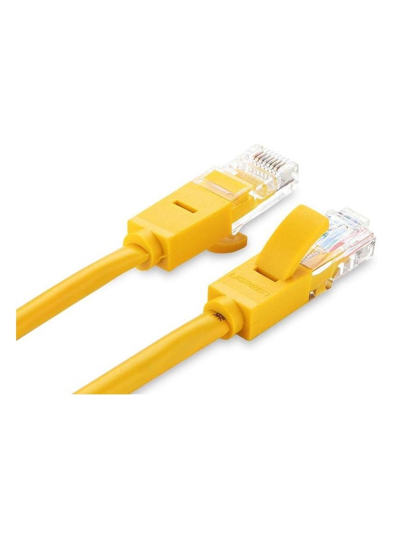 يو جرين UGREEN Cat 5e U/UTP Lan Cable 1m (Yellow) - Image 2