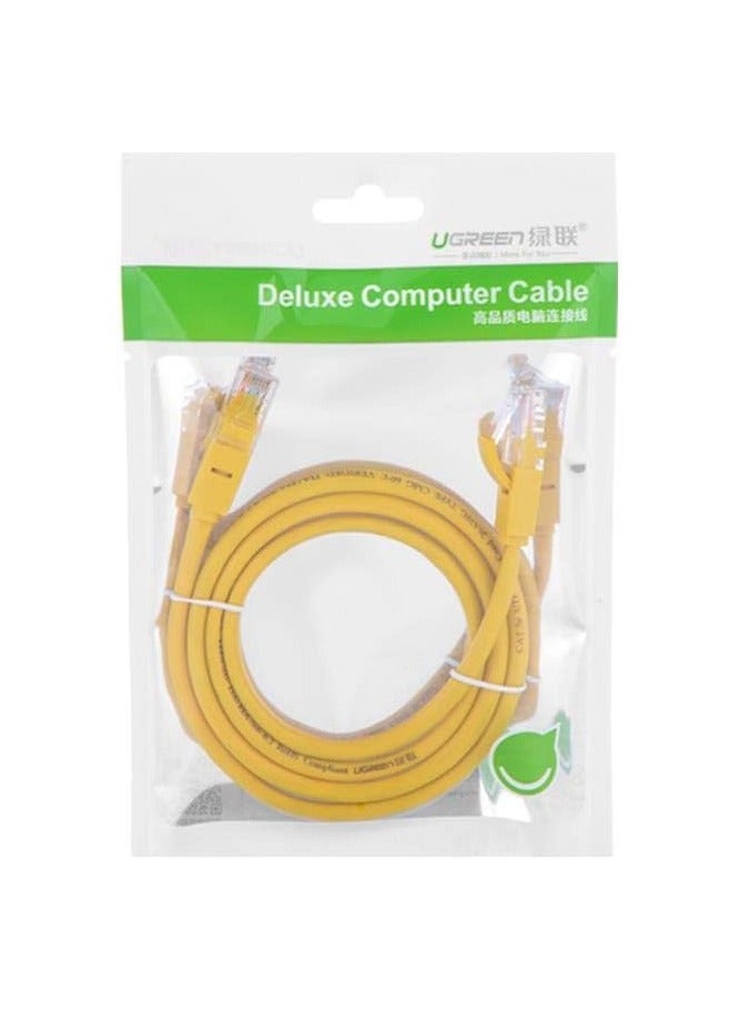يو جرين UGREEN Cat 5e U/UTP Lan Cable 1m (Yellow) - Image 4