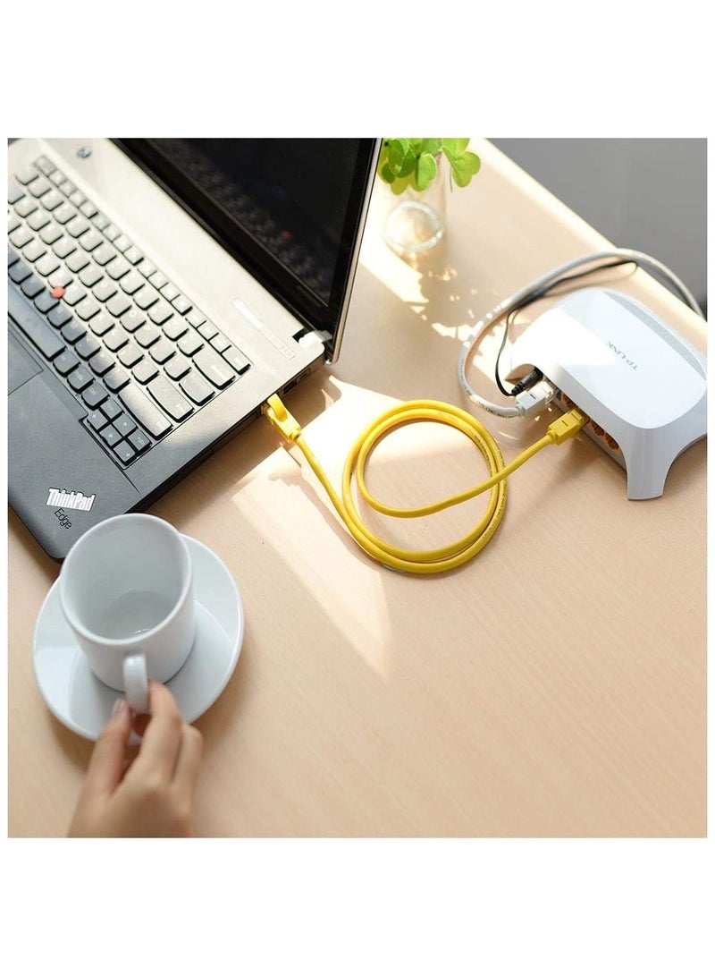 يو جرين UGREEN Cat 5e U/UTP Lan Cable 1m (Yellow) - Image 3