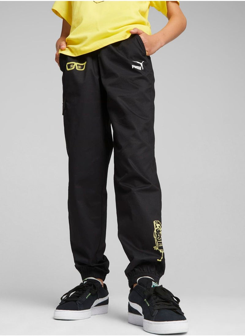 PUMA - Kids Spongebob Twill Pants - Image 1
