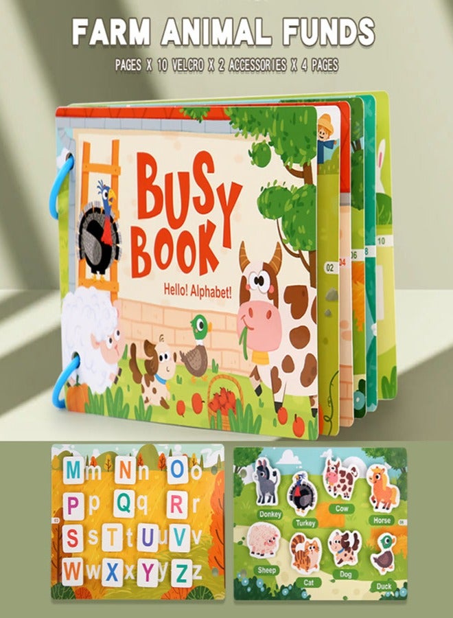 Quiet children's books, educational toy stickers, early education and enlightenment. Quiet sticker books, suitable for children aged 2-6, educational toys for travel, suitable for boys and girls, pr - Image 1