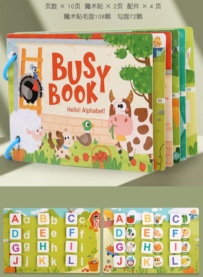 Quiet children's books, educational toy stickers, early education and enlightenment. Quiet sticker books, suitable for children aged 2-6, educational toys for travel, suitable for boys and girls, pr - Image 3