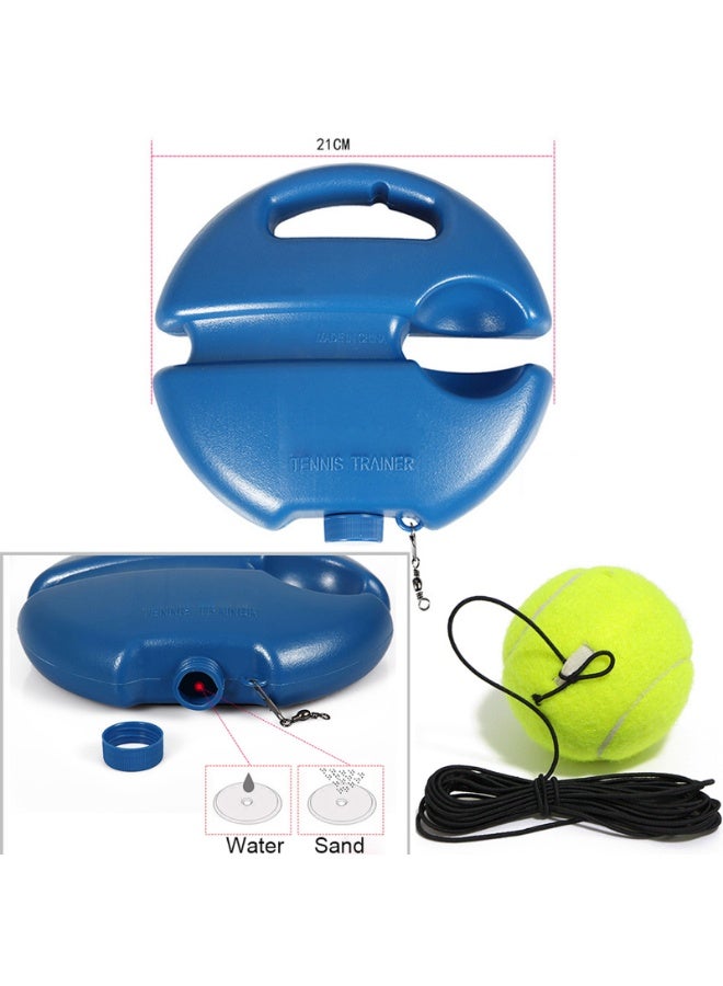 كرة تدريب التنس، معدات تدريب منفرد، مجموعة تدريب تنس قابلة للحمل، مناسبة للتمرين للمبتدئين. - Image 3