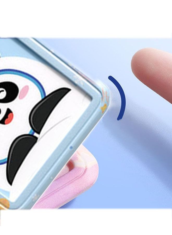 Ocean Panda Telescopic Card Sleeve (Blue), ABS Material, Durable And Waterproof, With Anti Strangulation Neck Design To Protect Children's Neck Safety, And Push-Pull Design For Better Card Loading - Image 3