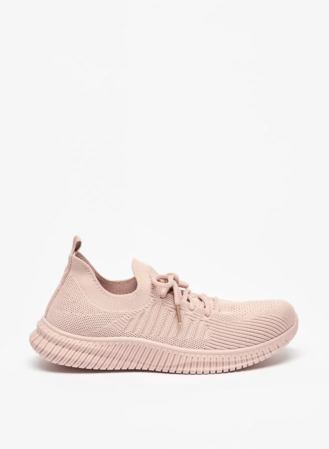 Oaklan by Shoexpress Women's Mesh Detail Sports Shoes with Lace-Up Closure