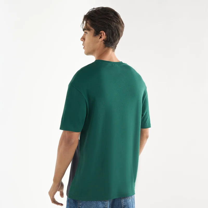 Splash FAV Starter Logo Print T-shirt with Short Sleeves and Crew Neck