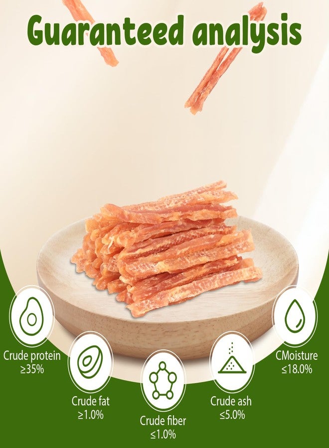 Pawant Chicken Jerky Dog Treats - 85% Real Chicken Breast Meat, Soft Thin Strips for Training - High Protein, Rawhide Free Jerky Sticks with Peanut Flavor for Puppy, Small & Senior Dogs 227g/0.5lb - Image 2