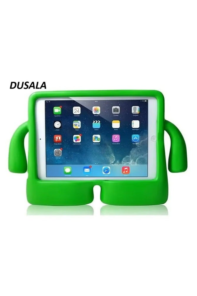 DUSALA Kids Shock‑Proof EVA Case with Handle & Stand for iPad Mini 6 Bright Durable Cover(Green)