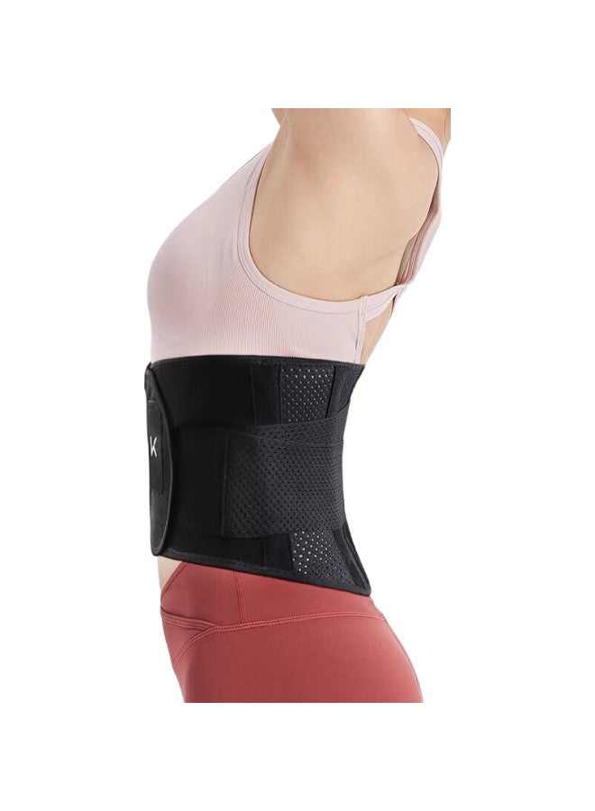 Keep Waist Support Belt For Women, Sports Fitness Running Support, Rehabilitation Medical Back Pain, Muscle Strain, Deep Squat, Deadlift Training Waist Brace, Black, S - Image 2