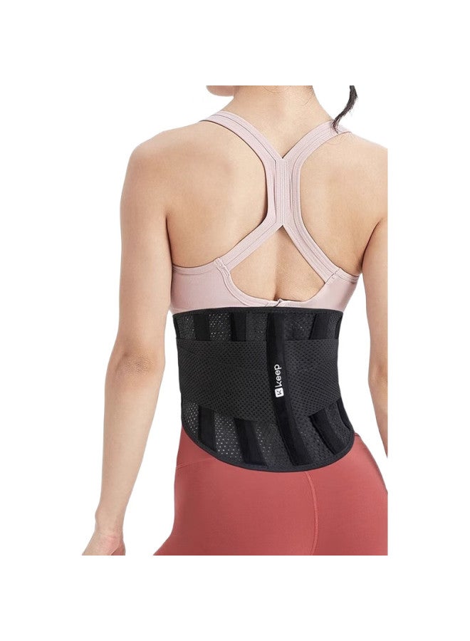 Keep Waist Support Belt For Women, Sports Fitness Running Support, Rehabilitation Medical Back Pain, Muscle Strain, Deep Squat, Deadlift Training Waist Brace, Black, S - Image 3