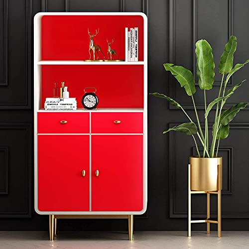 ERATO Red Matte Vinyl Wallpaper Peel & Stick Self-Adhesive Removable Waterproof Wallpaper (24"x48" Inch, Kitchen Cabinet, Furniture, Countertop) - Image 4