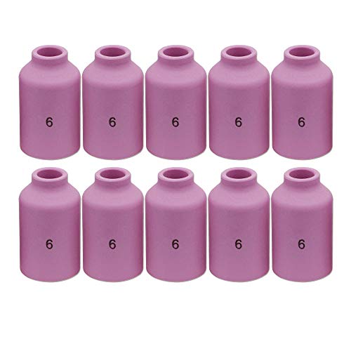 GZTIGWELD TIG Alumina Nozzles Ceramic Shield Cup 54N166 38 For DB PTA SR WP 17 18 26 TIG Welding Torch 10pk 54N166 - Image 1