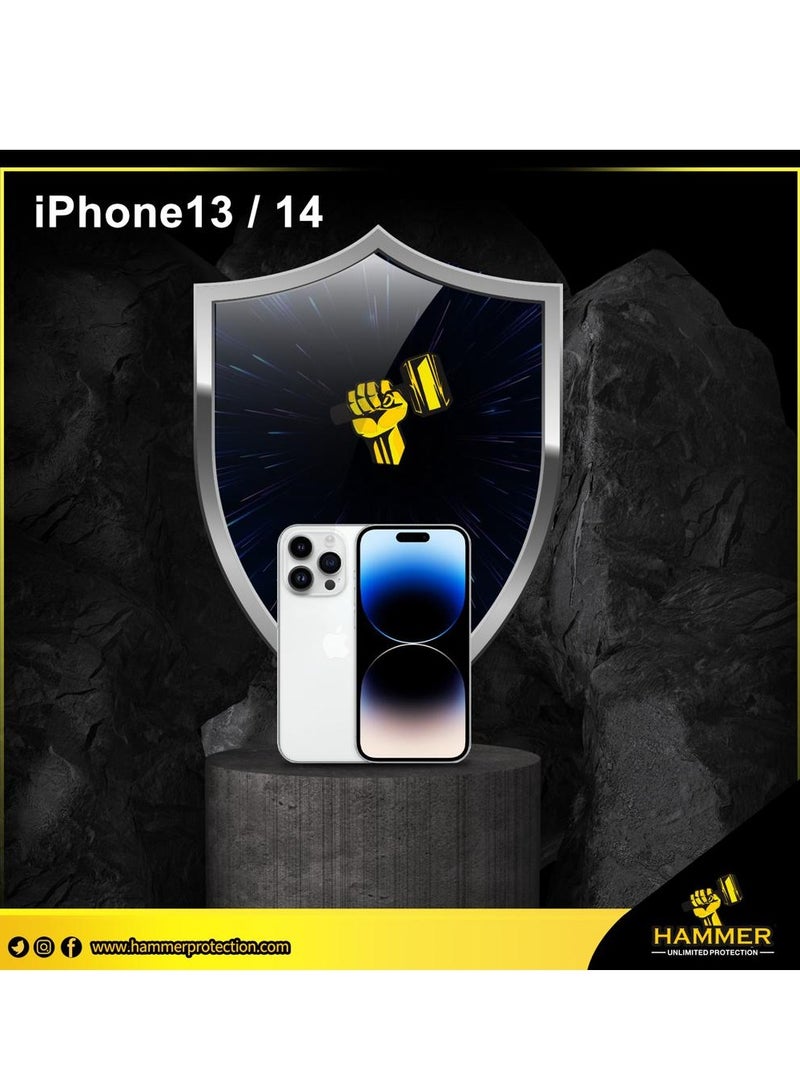 HAMMER IPHONE 13 PRO/13 PRO MAX camera protection, transparent in all colors - Image 4