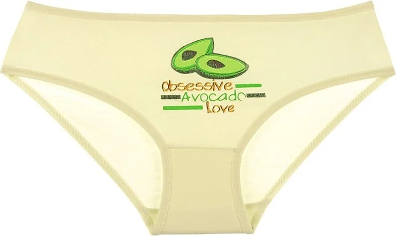 دونيلا 10-Piece Colorful Avocado Printed Girl's Panties - 4171FE