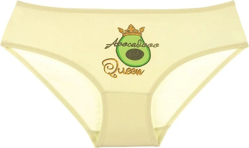 دونيلا 10-Piece Colorful Avocado Printed Girl's Panties - 4171FE