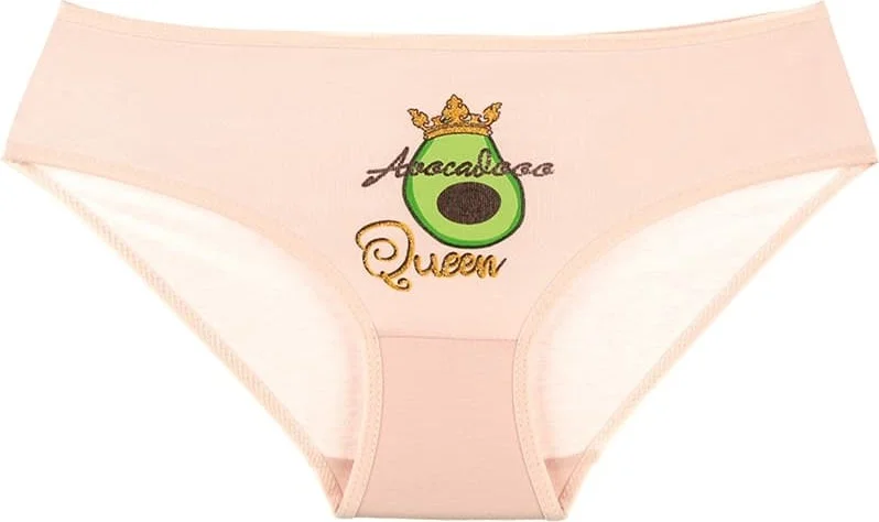 دونيلا 10-Piece Colorful Avocado Printed Girl's Panties - 4171FE