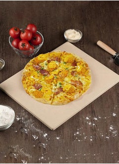 RATSAW Pizza Stone for Oven and Grill Thick Cooking Stone Durable and Safe Baking Stone for Pizza Bread Pie BBQ  - Image 2