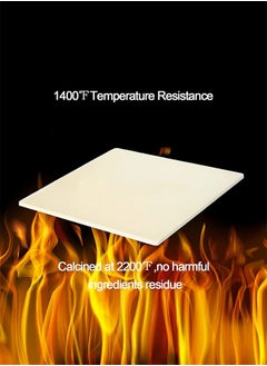 RATSAW Pizza Stone for Oven and Grill Thick Cooking Stone Durable and Safe Baking Stone for Pizza Bread Pie BBQ  - Image 4