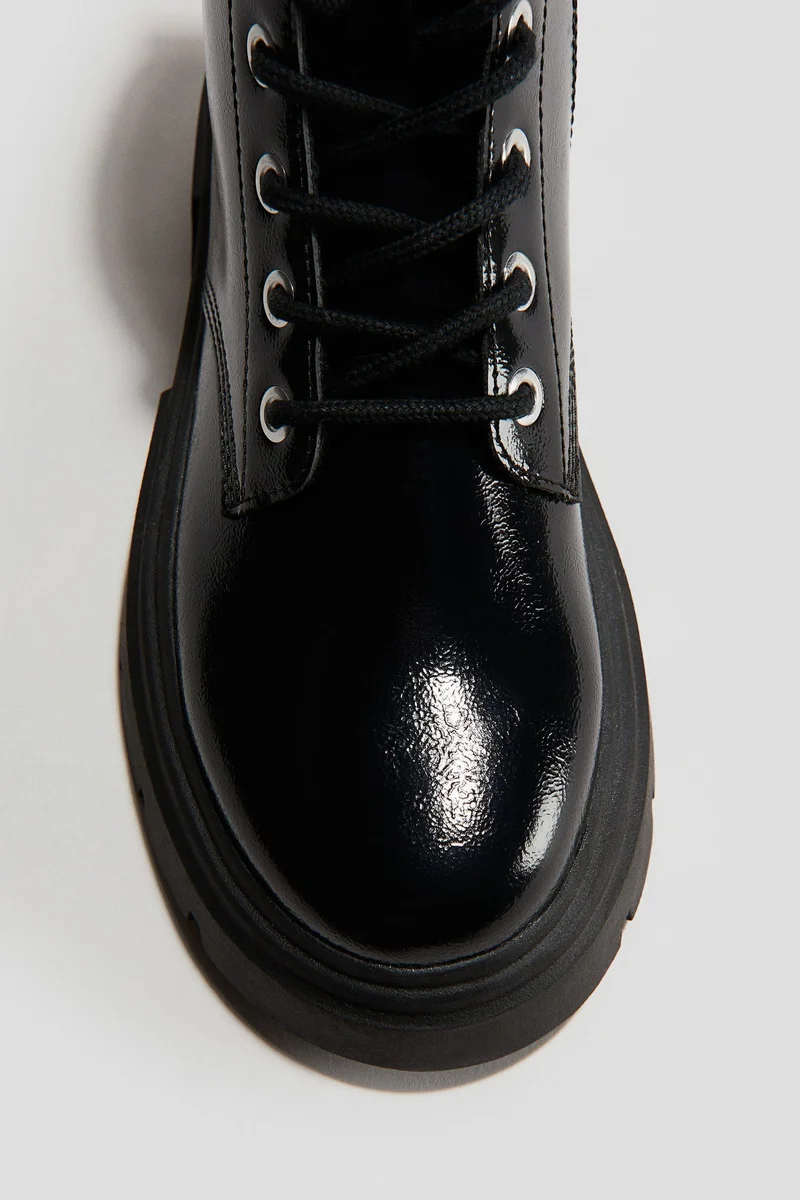 H&M Chunky lace-up boots