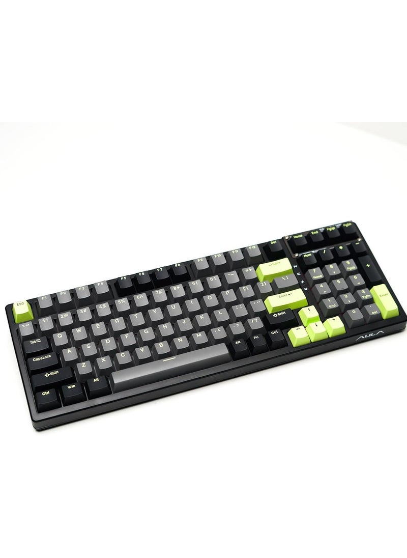 AULA - F98 Wireless Mechanical Keyboard, 95% Hot-swappable, Pre-lubed Nimbus V3 Switch, Gasket Structure, RGB Backlit, Tri-Mode BT5.0/2.4G/USB-C Mechanical Keyboard - Image 1