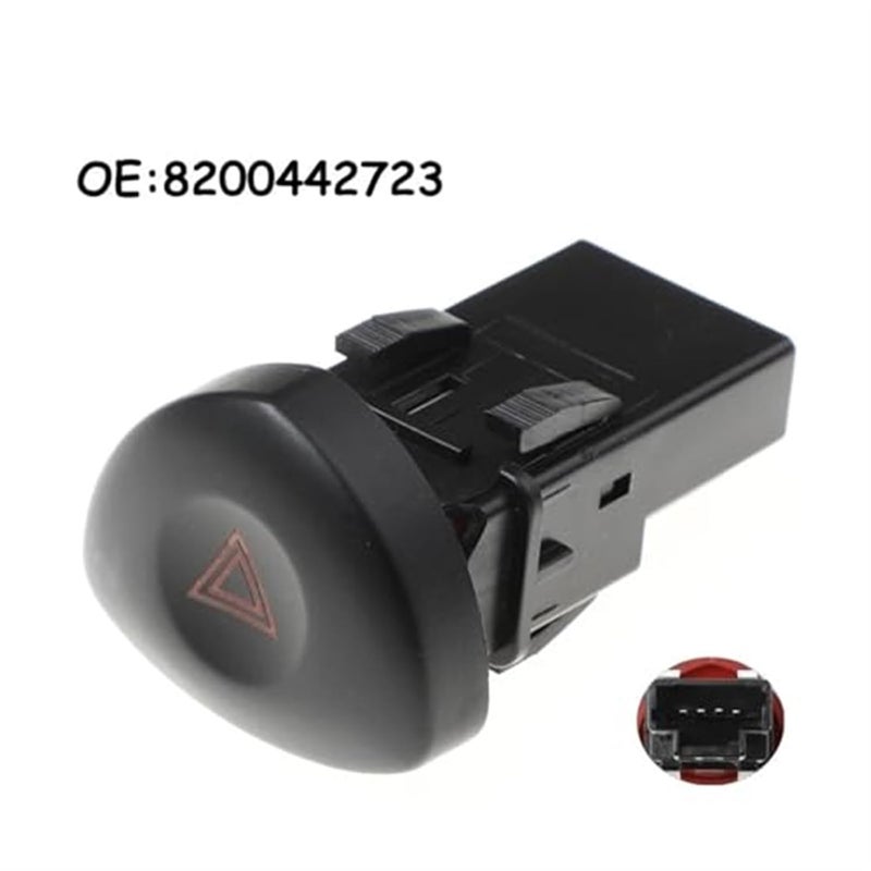 Wivplex Car Emergency Hazard Lights Switch Button for Renault Clio MK II - Image 5