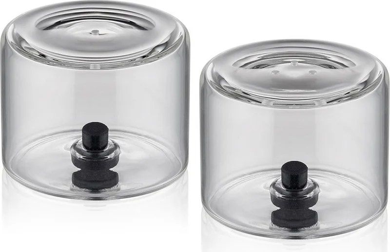 THE MIA Round Salt and Pepper Shaker Set of 2 6x5 cm