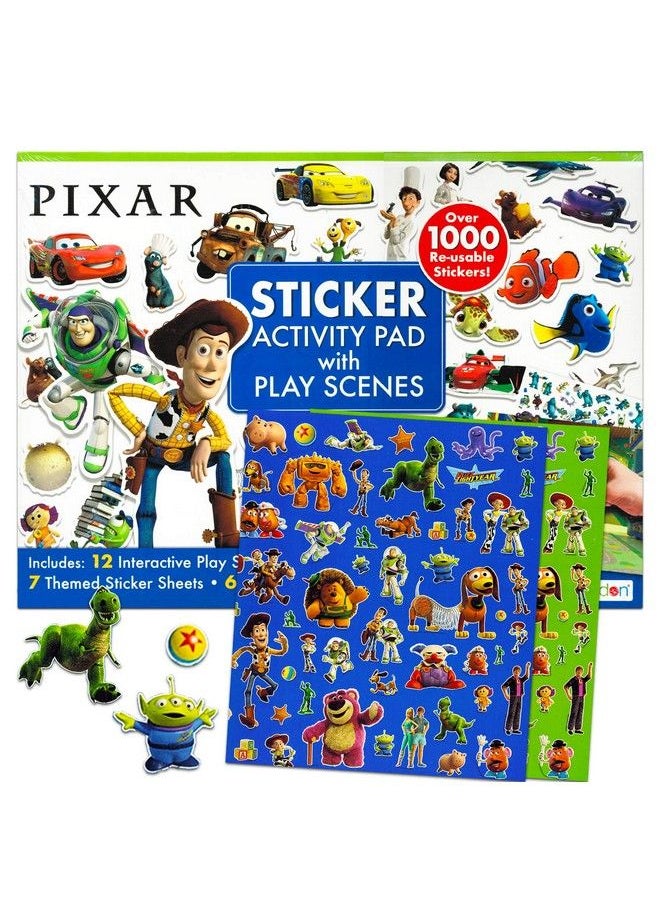 Disney Pixar Ultimate Sticker Activity Pad ~ Over 1000 Pixar Stickers Featuring Cars Finding Nemo Toy Story Monsters Inc. And More!  - Image 2