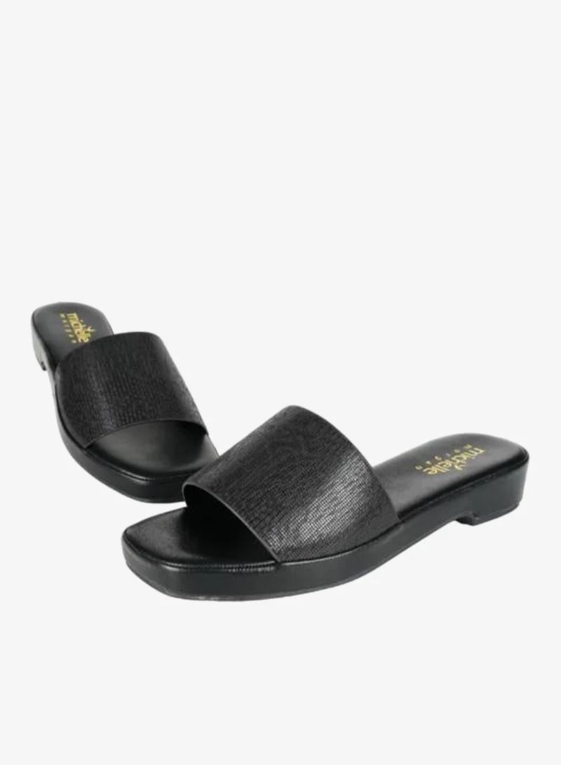 Michelle Morgan 092-2788 Michelle Morgan Ladies Fashion Heeled Sandals 114RJ93I Black