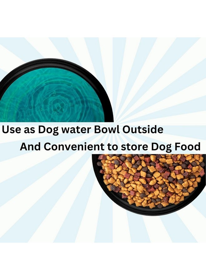 مجموعة سفر للحيوانات الأليفة للكلاب الصغيرة والمتوسطة الحجم | حزام مطاطي ووعاء قابل للطي (350 مل) (قد يختلف اللون) (مجموعة من 2) - Image 5