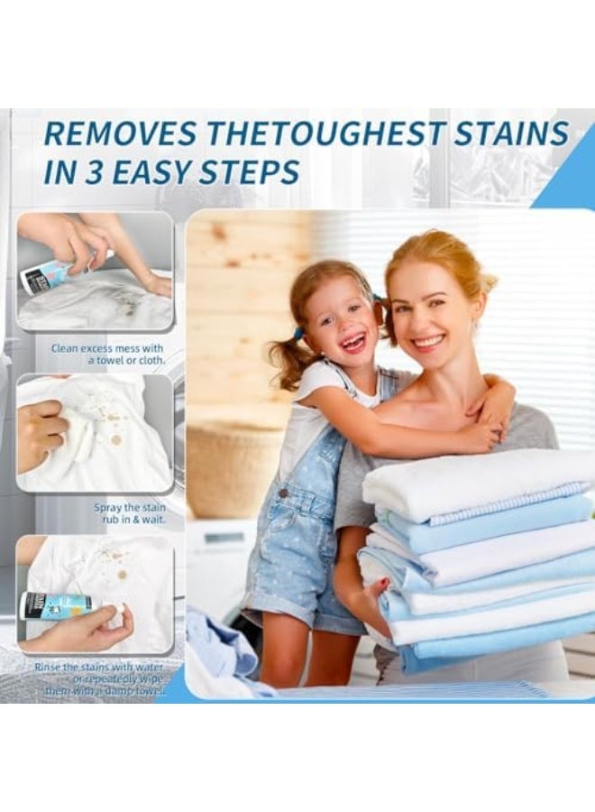 Jiffine 2 Pack 4oz (120ML) Stain Remover, Baby Stain Treater Spray – Newborn Essentials Stain Remover | Safe for Sensitive Skin, Removes Coffee, Stains from Clothes, Carpets, Sheets - Image 2