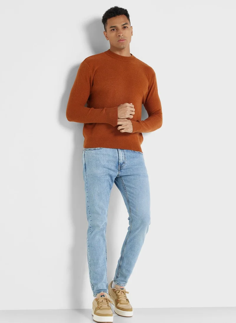 Robert Wood Crew Neck Sweater