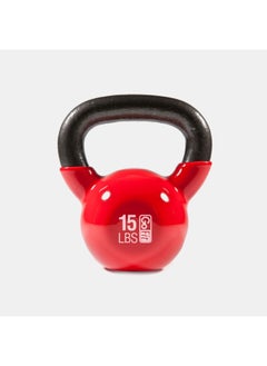Go Fitness Premium Ktlbl Vnyl Dipd - 15Lb Red  - Image 1