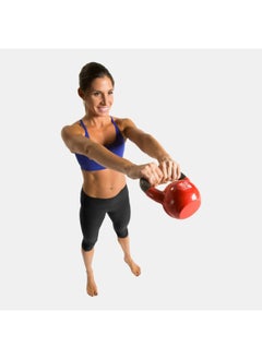 Go Fitness Premium Ktlbl Vnyl Dipd - 15Lb Red  - Image 2