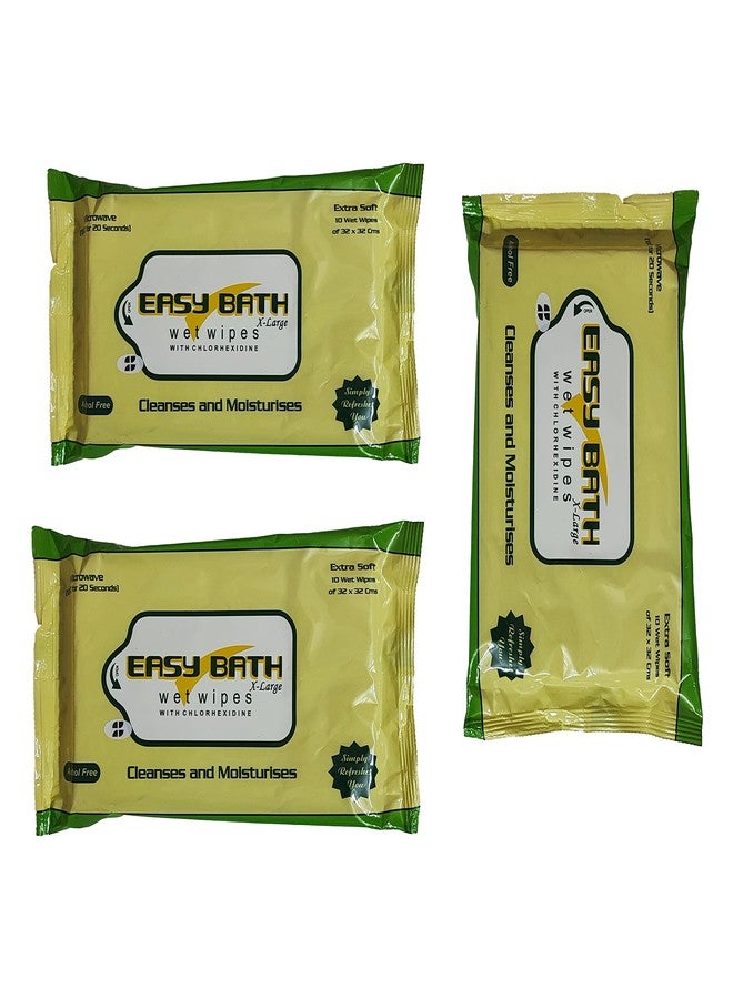 Easy Bath Wipes Wet Wipe 100s Pack (30) - Image 2