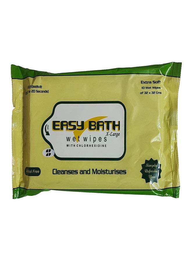 Easy Bath Wipes Wet Wipe 100s Pack (30) - Image 3