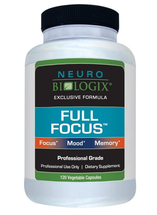 Neuro biologix Full Focus Memory  Brain Supplement Boost Focus Concentration Nutrition Energy Enhance Mental Performance  Brain Power 120 Capsules  - Image 2