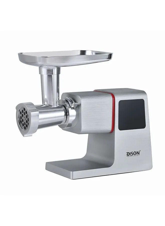 EDISON Digital Meat Grinder Light Gray 400 Watts 